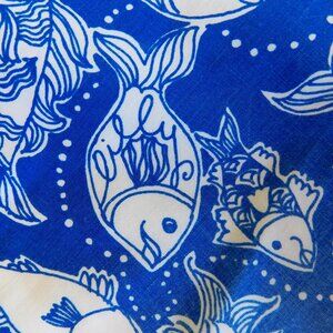 VTG Lilly Pulitzer Men’s Stuff Zuzek fish swim trunks board shorts hot pants 30
